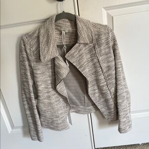 Women's Gray Textured Jacket